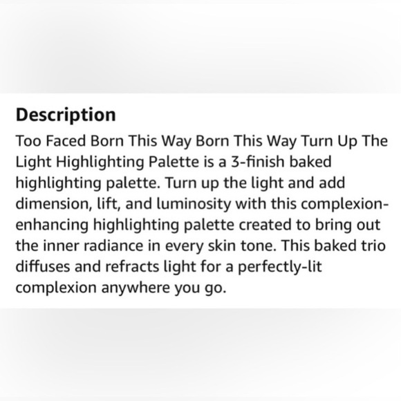 💎 TOO FACED Born This Way, Turn up The Light Highlighter Palette, DEEP✨A69 - Picture 4 of 10